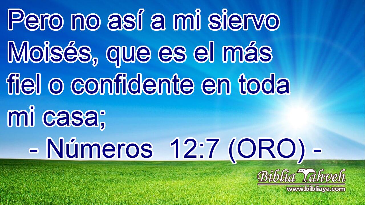  Pero no así a mi siervo Moisés, que es el más fiel o confidente en toda mi casa; 