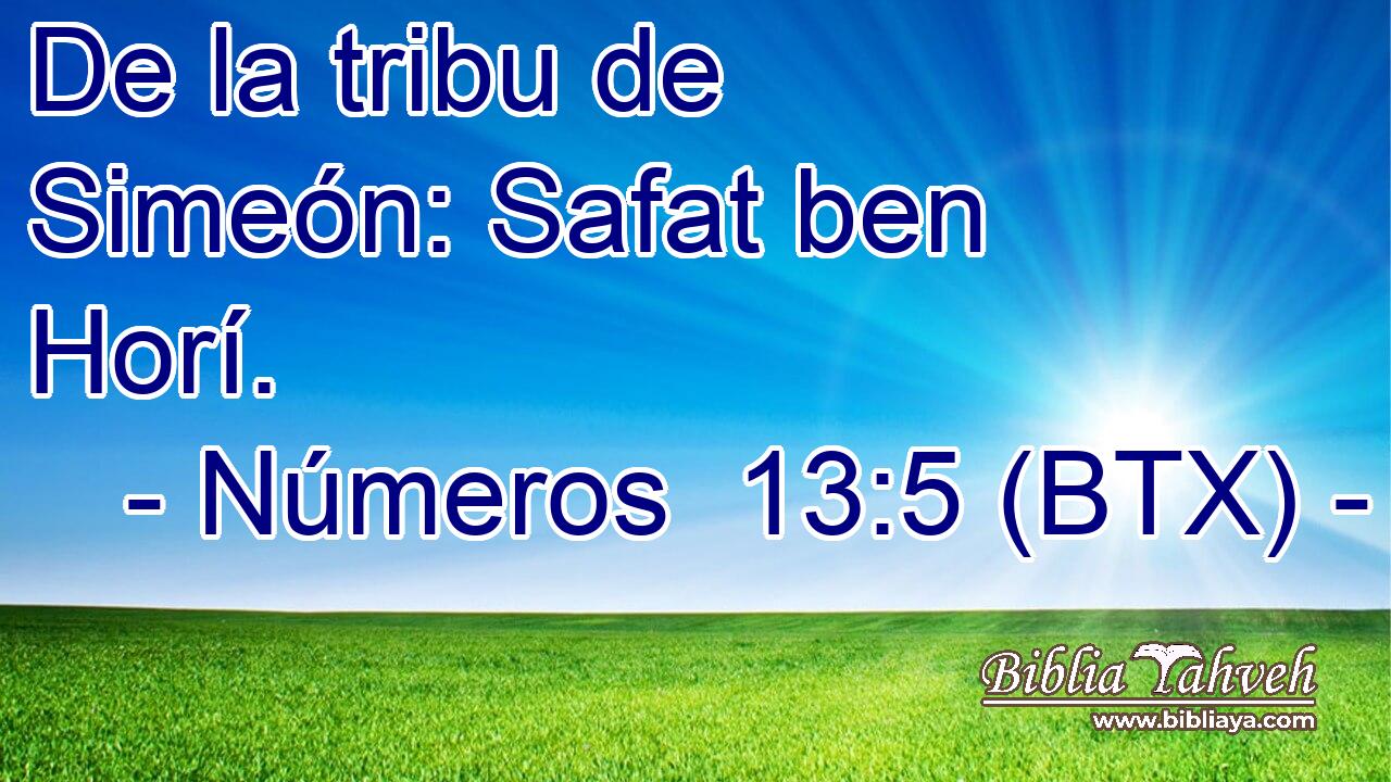 De la tribu de Simeón: Safat ben Horí.
