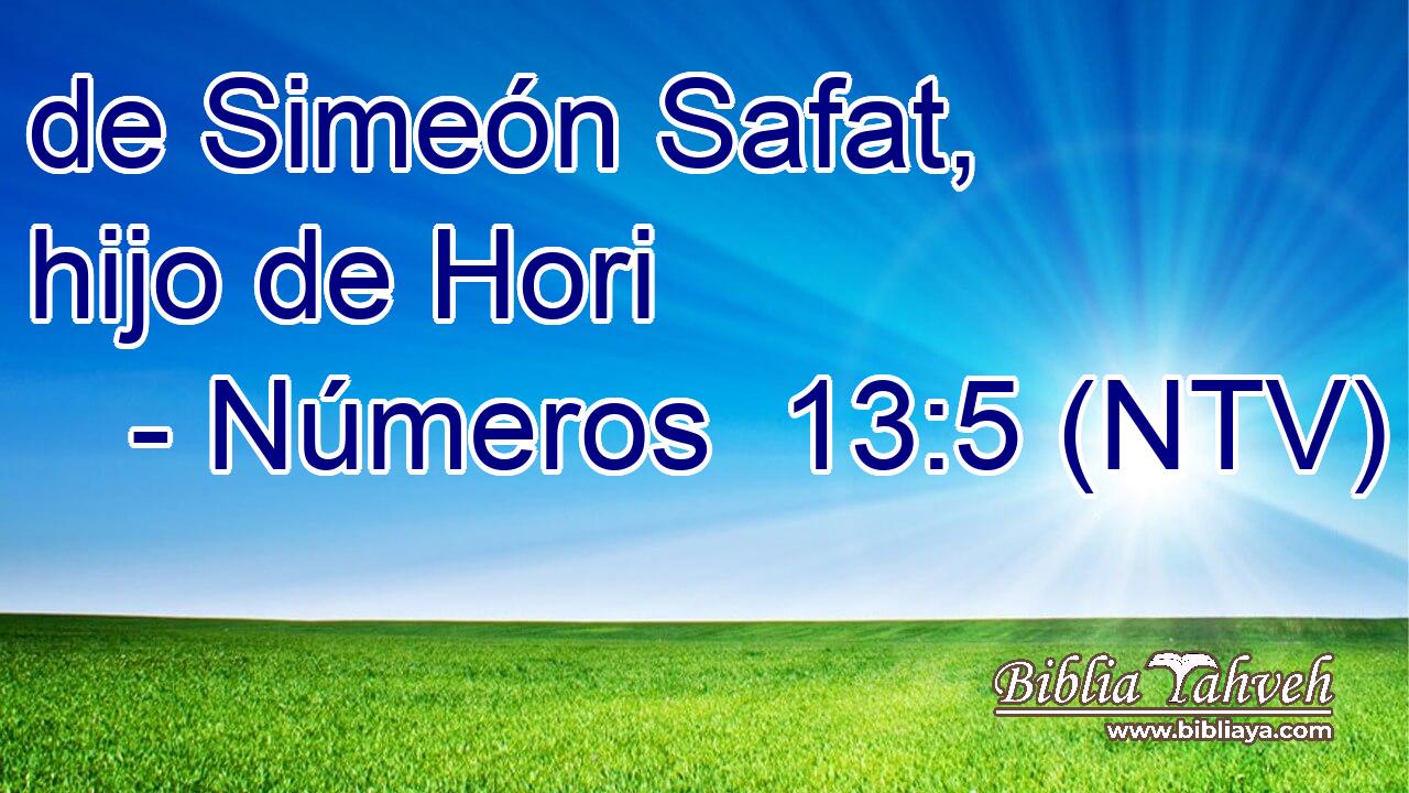 de Simeón Safat, hijo de Hori