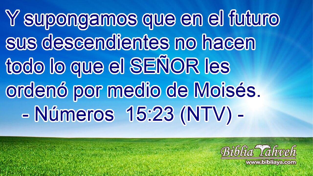 Y supongamos que en el futuro sus descendientes no hacen todo lo que el SEÑOR les ordenó por medio de Moisés.