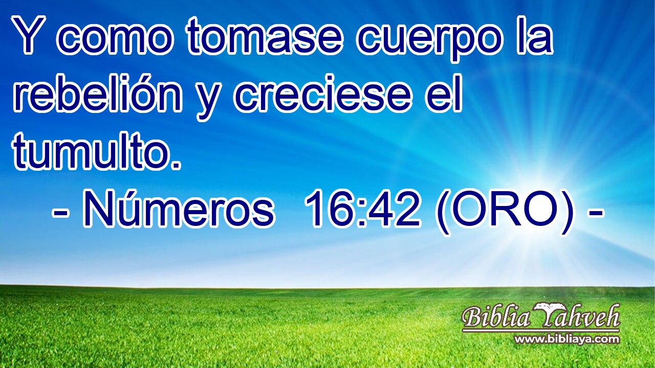  Y como tomase cuerpo la rebelión y creciese el tumulto. 