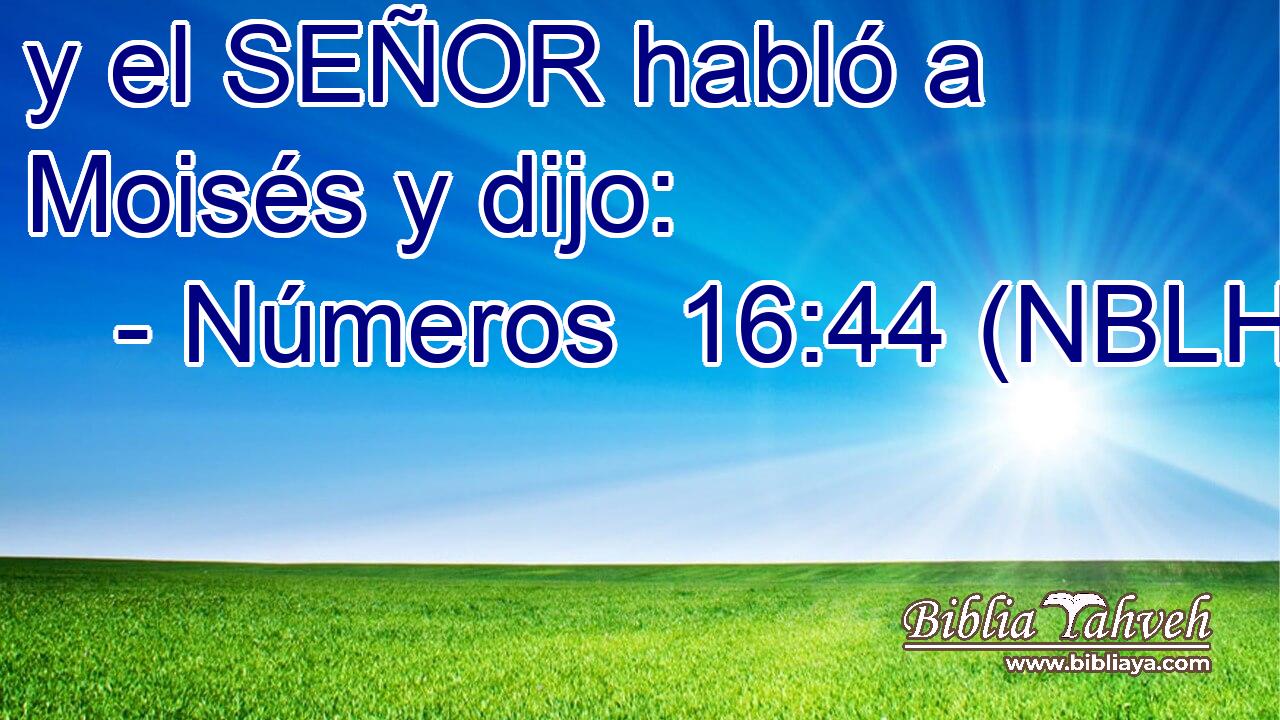  y el SEÑOR habló a Moisés y dijo: 