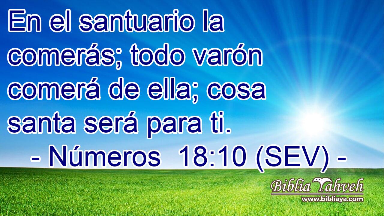 En el santuario la comerás; todo varón comerá de ella; cosa santa será para ti.