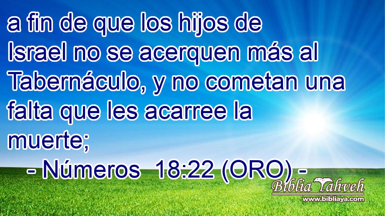  a fin de que los hijos de Israel no se acerquen más al Tabernáculo, y no cometan una falta que les acarree la muerte; 