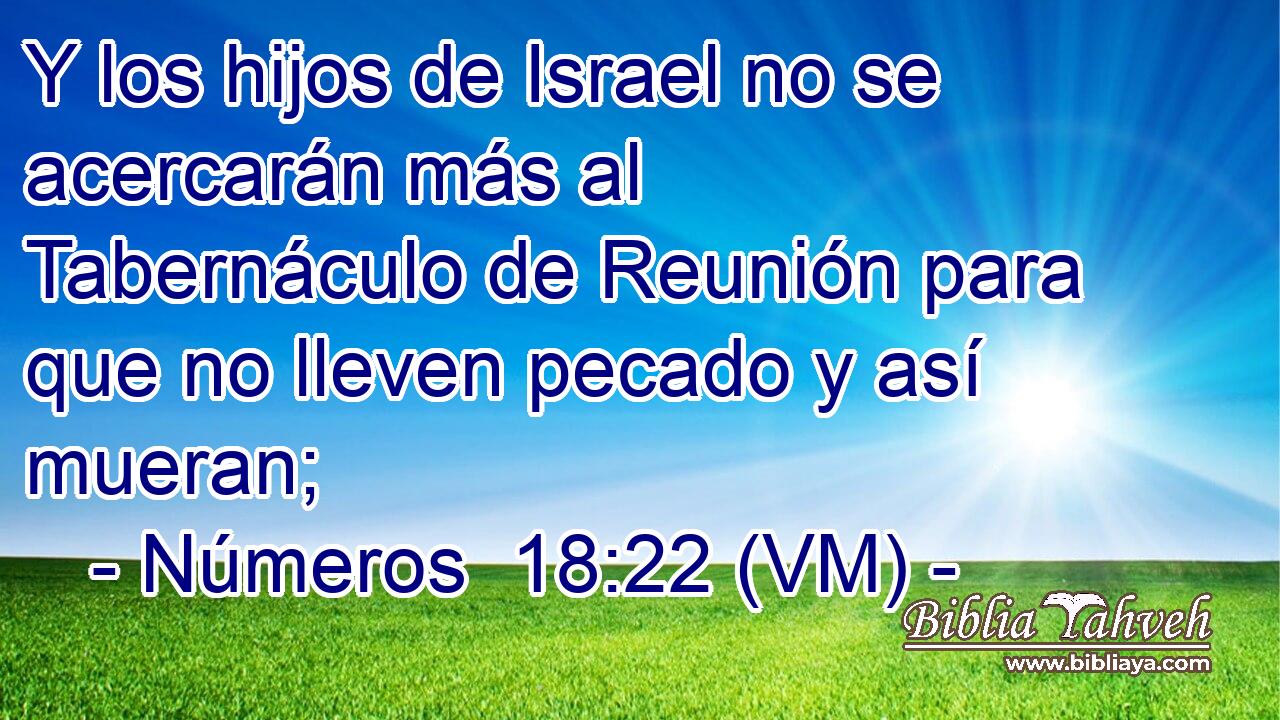  Y los hijos de Israel no se acercarán más al Tabernáculo de Reunión para que no lleven pecado y así mueran; 