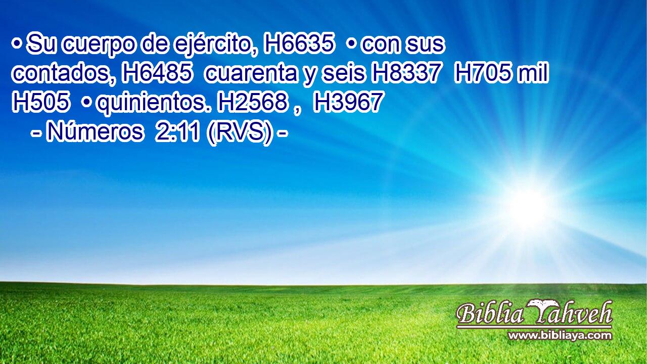 • Su cuerpo de ejército, H6635  • con sus contados, H6485  cuarenta y seis H8337  H705 mil H505  • quinientos. H2568 ,  H3967 