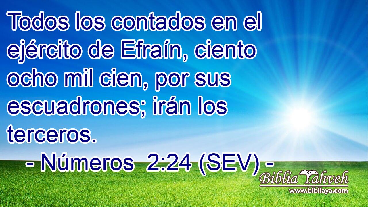 Todos los contados en el ejército de Efraín, ciento ocho mil cien, por sus escuadrones; irán los terceros.