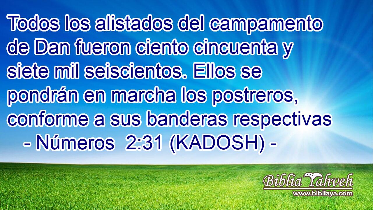  Todos los alistados del campamento de Dan fueron ciento cincuenta y siete mil seiscientos. Ellos se pondrán en marcha los postreros, conforme a sus banderas respectivas