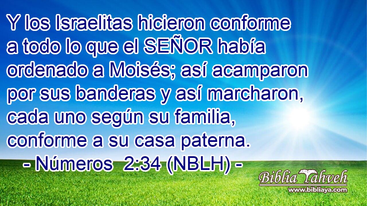  Y los Israelitas hicieron conforme a todo lo que el SEÑOR había ordenado a Moisés; así acamparon por sus banderas y así marcharon, cada uno según su familia, conforme a su casa paterna. 