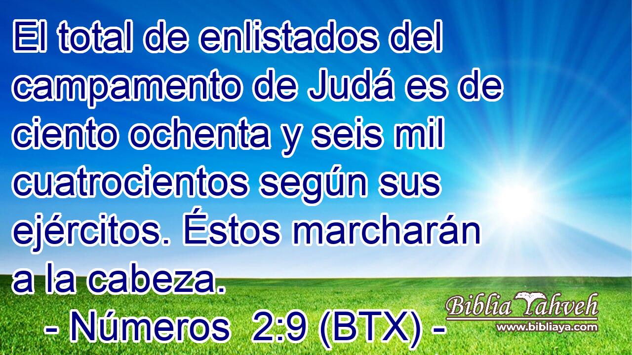 El total de enlistados del campamento de Judá es de ciento ochenta y seis mil cuatrocientos según sus ejércitos. Éstos marcharán a la cabeza.