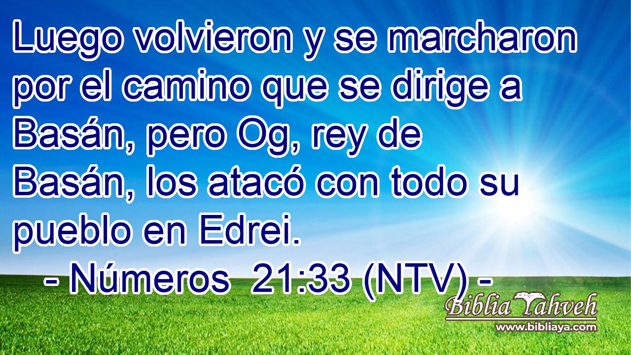 Luego volvieron y se marcharon por el camino que se dirige a Basán, pero Og, rey de Basán, los atacó con todo su pueblo en Edrei.