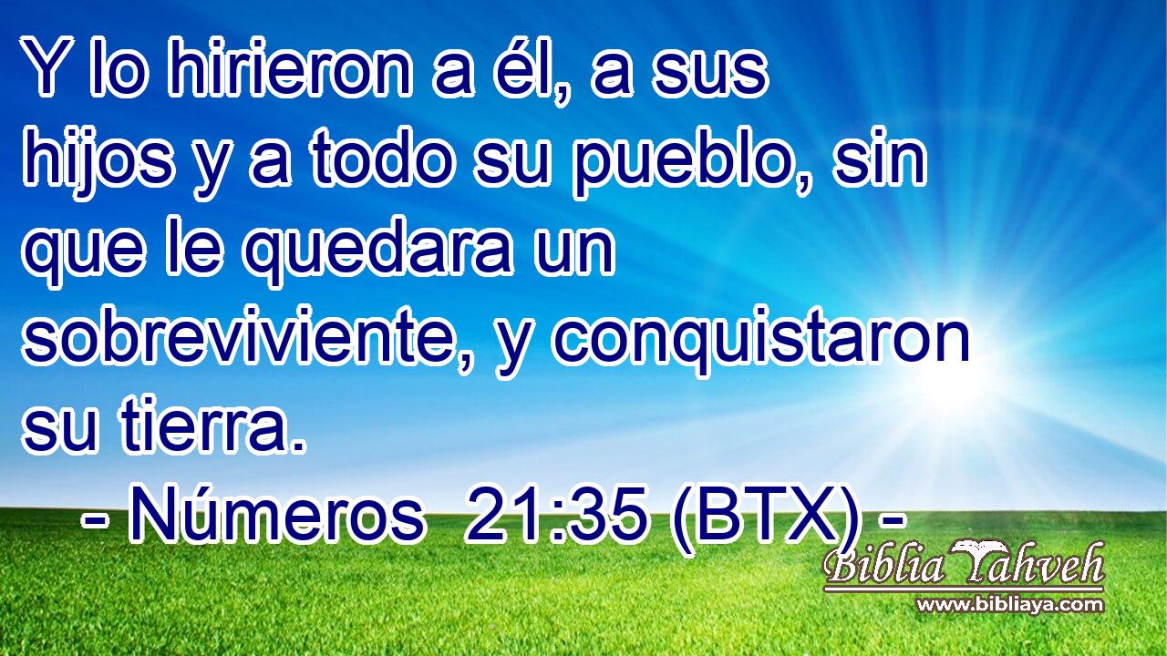 Y lo hirieron a él, a sus hijos y a todo su pueblo, sin que le quedara un sobreviviente, y conquistaron su tierra.