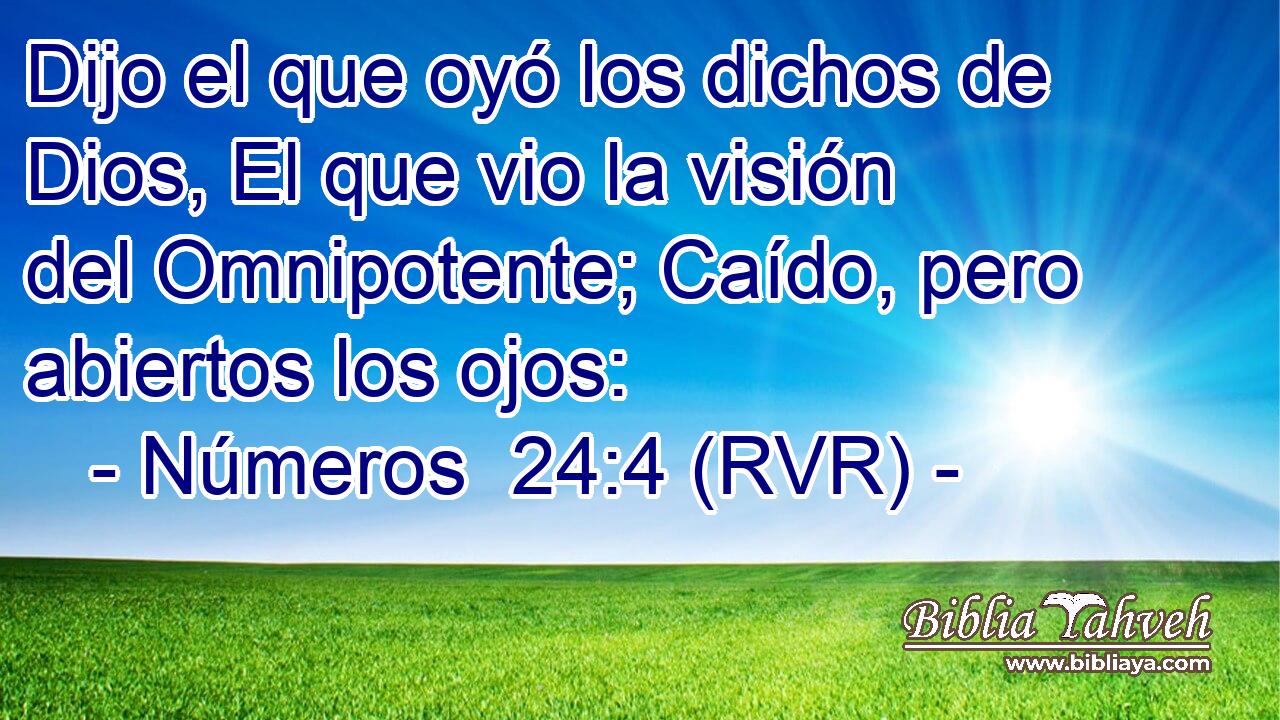 Dijo el que oyó los dichos de Dios, El que vio la visión del Omnipotente; Caído, pero abiertos los ojos: