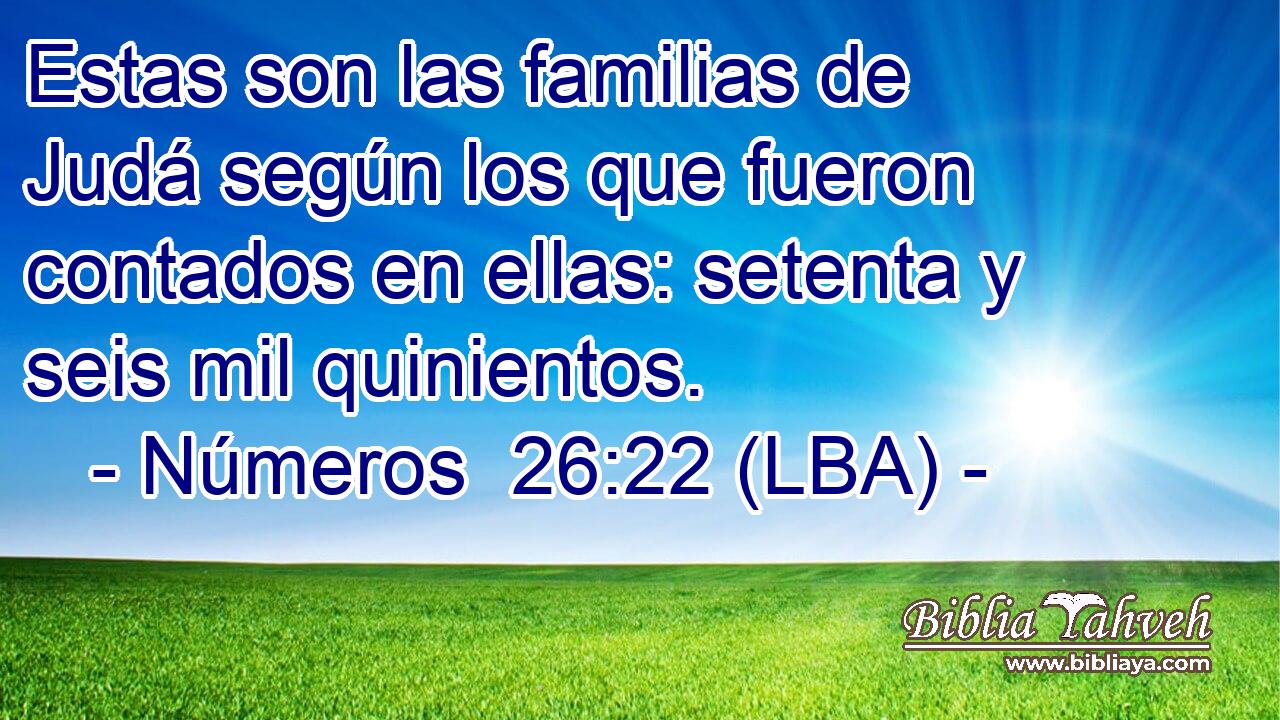 Estas son las familias de Judá según los que fueron contados en ellas: setenta y seis mil quinientos.