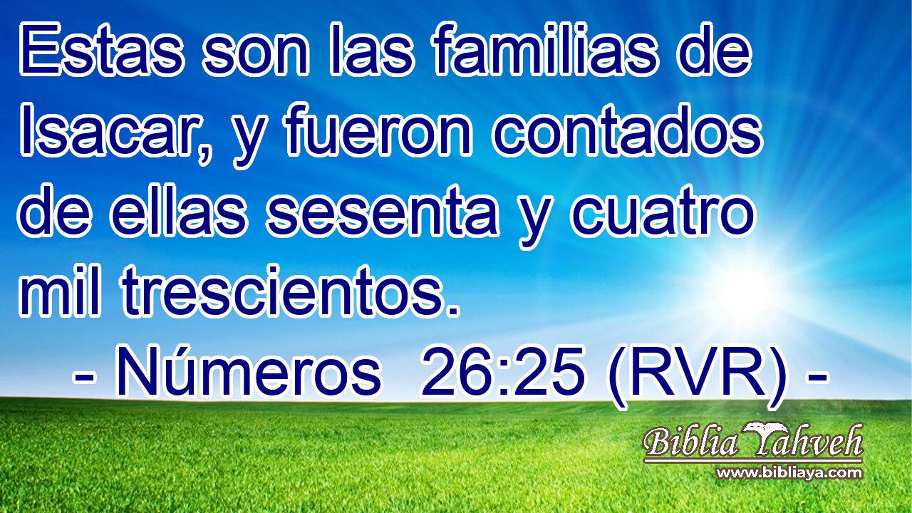 Estas son las familias de Isacar, y fueron contados de ellas sesenta y cuatro mil trescientos.