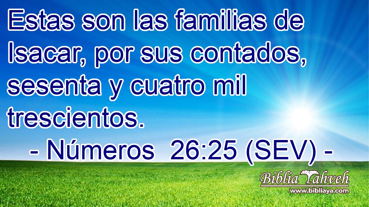 Estas son las familias de Isacar, por sus contados, sesenta y cuatro mil trescientos.