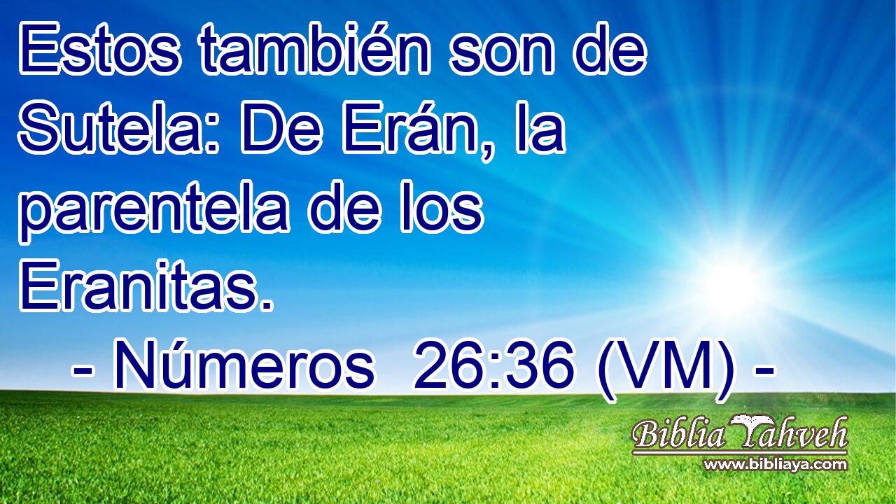 Estos también son de Sutela: De Erán, la parentela de los Eranitas. 