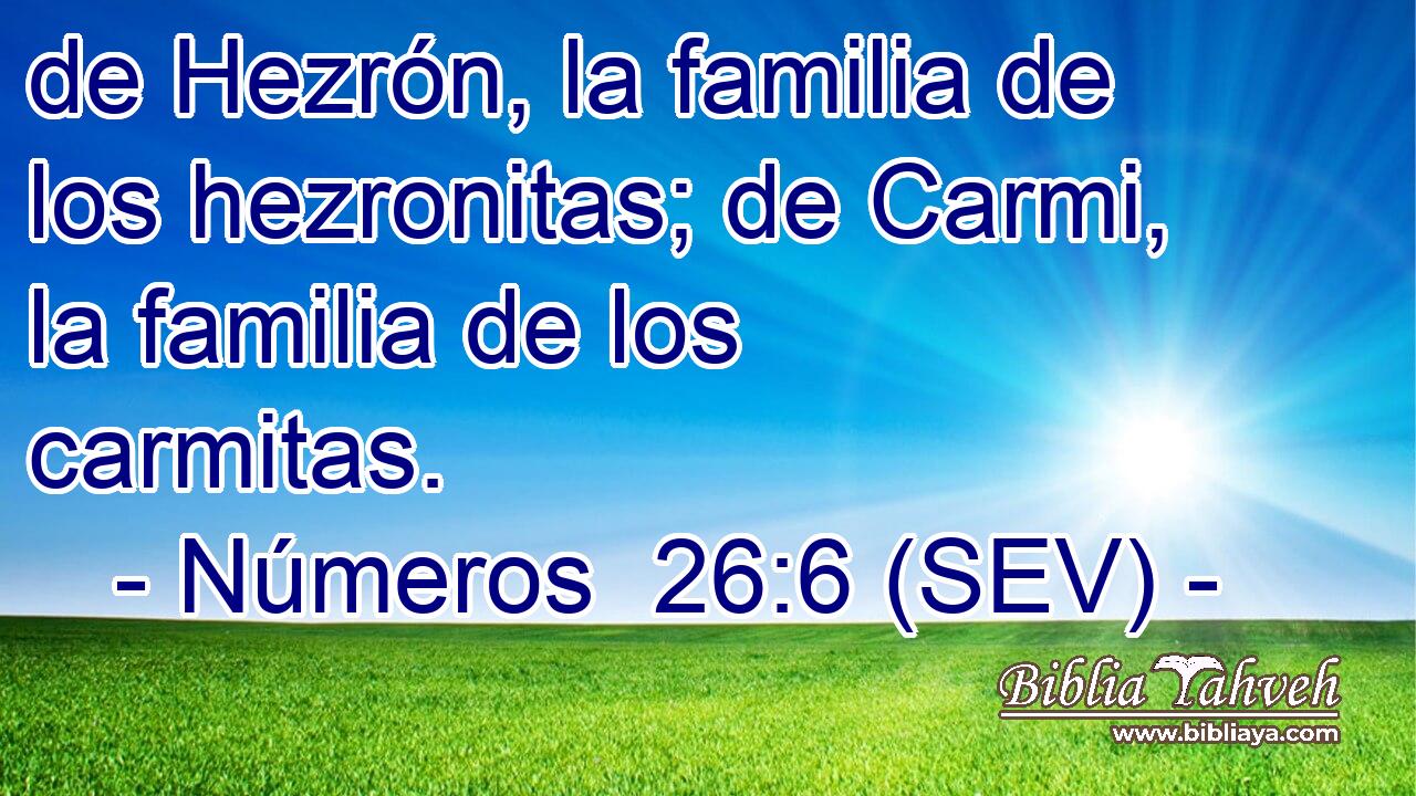 de Hezrón, la familia de los hezronitas; de Carmi, la familia de los carmitas.