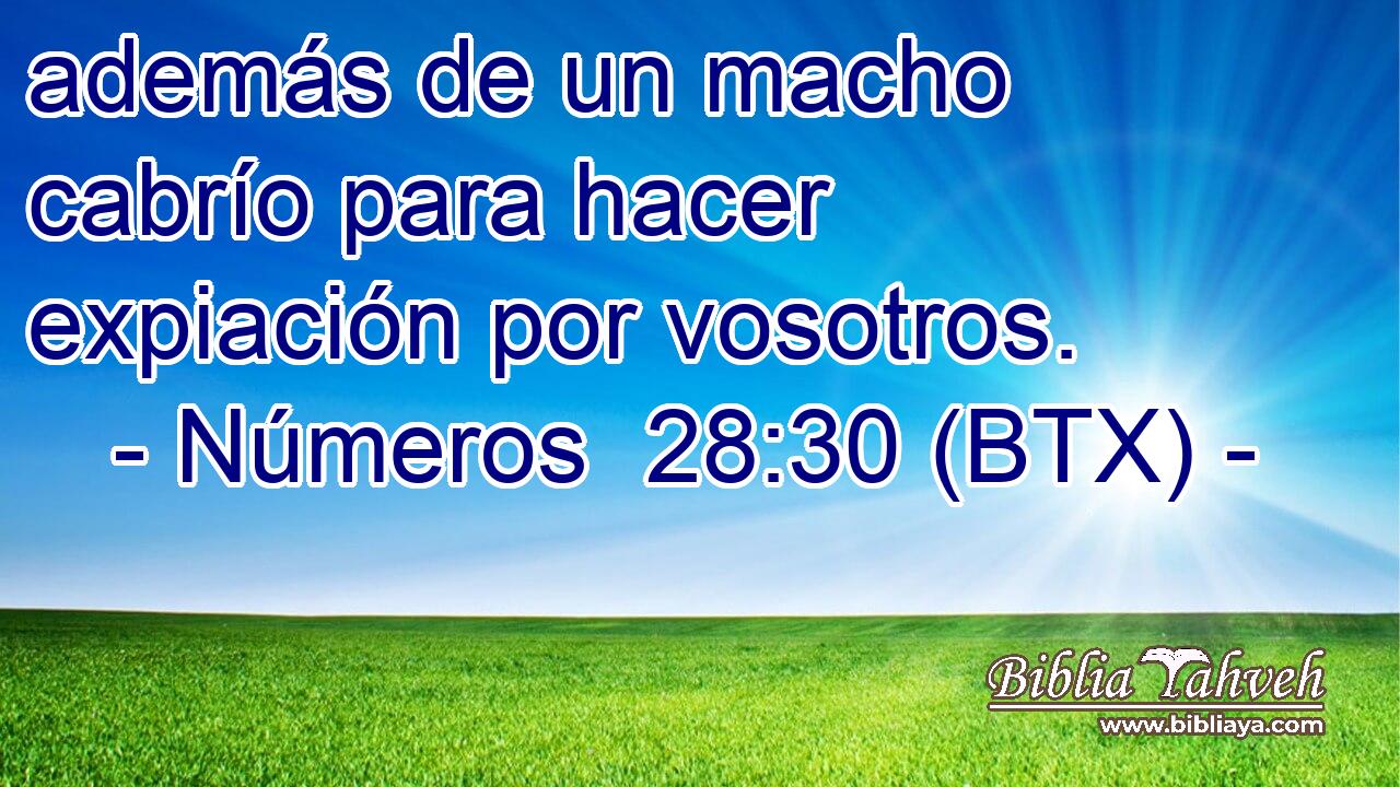 además de un macho cabrío para hacer expiación por vosotros.
