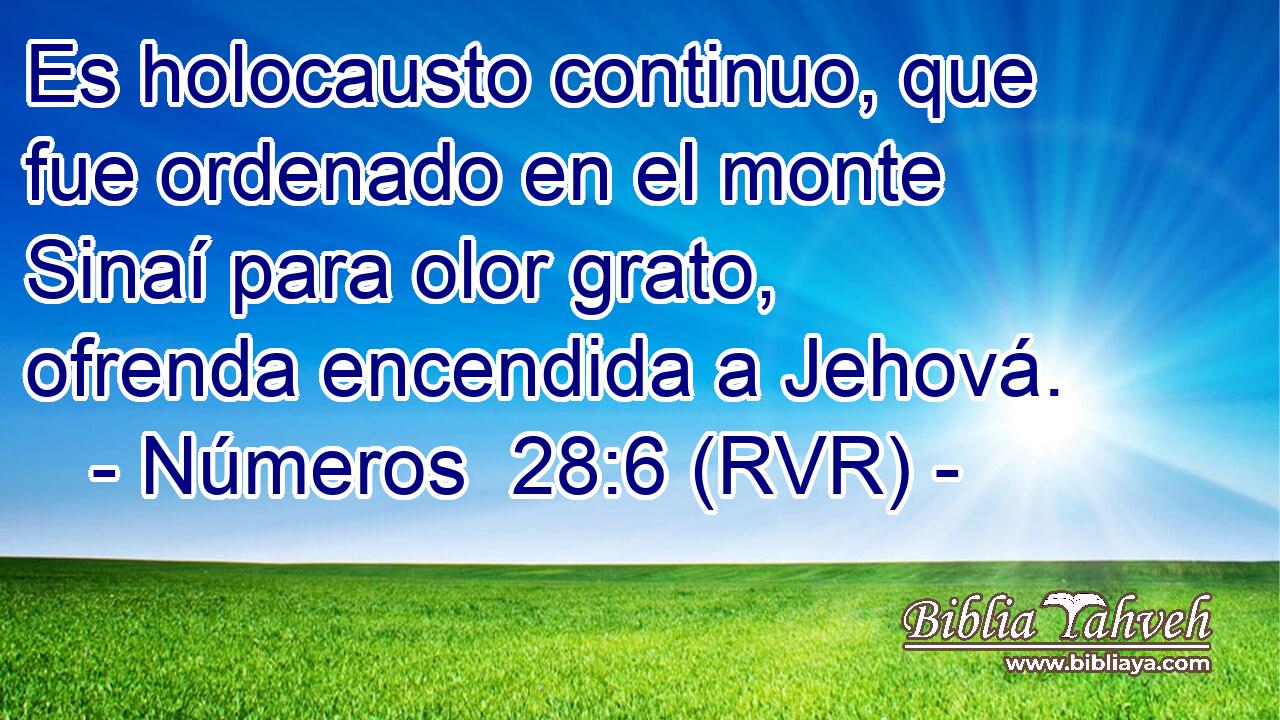 Es holocausto continuo, que fue ordenado en el monte Sinaí para olor grato, ofrenda encendida a Jehová.