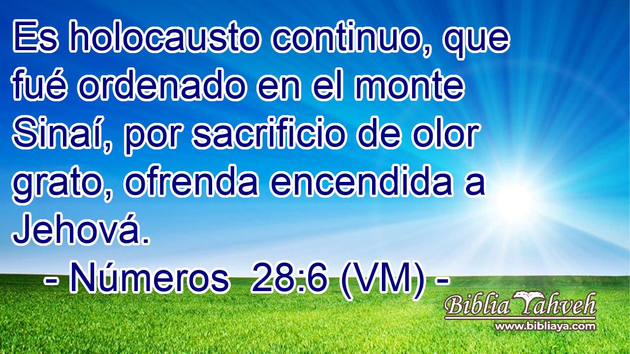  Es holocausto continuo, que fué ordenado en el monte Sinaí, por sacrificio de olor grato, ofrenda encendida a Jehová. 