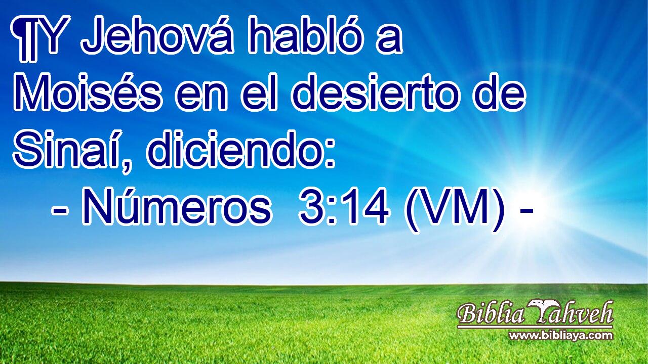  ¶Y Jehová habló a Moisés en el desierto de Sinaí, diciendo: 