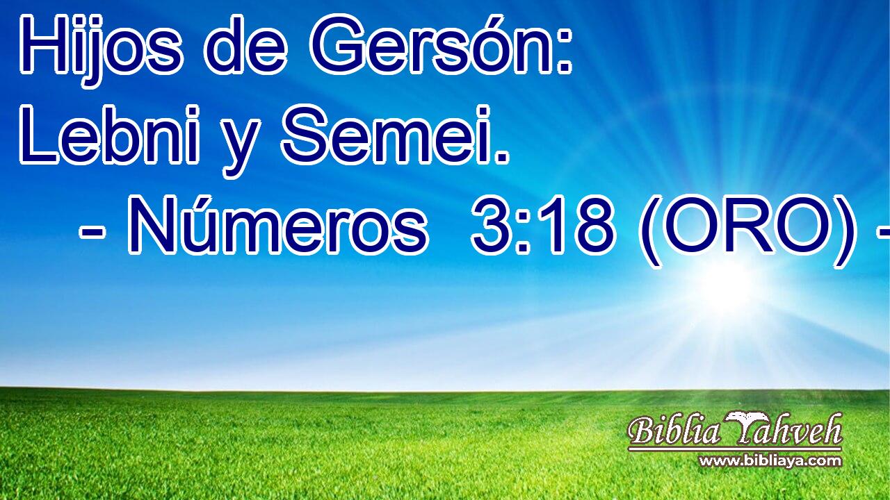  Hijos de Gersón: Lebni y Semei. 