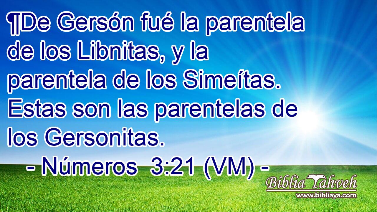  ¶De Gersón fué la parentela de los Libnitas, y la parentela de los Simeítas. Estas son las parentelas de los Gersonitas. 