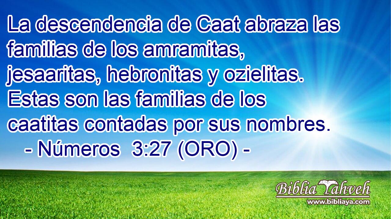  La descendencia de Caat abraza las familias de los amramitas, jesaaritas, hebronitas y ozielitas. Estas son las familias de los caatitas contadas por sus nombres. 