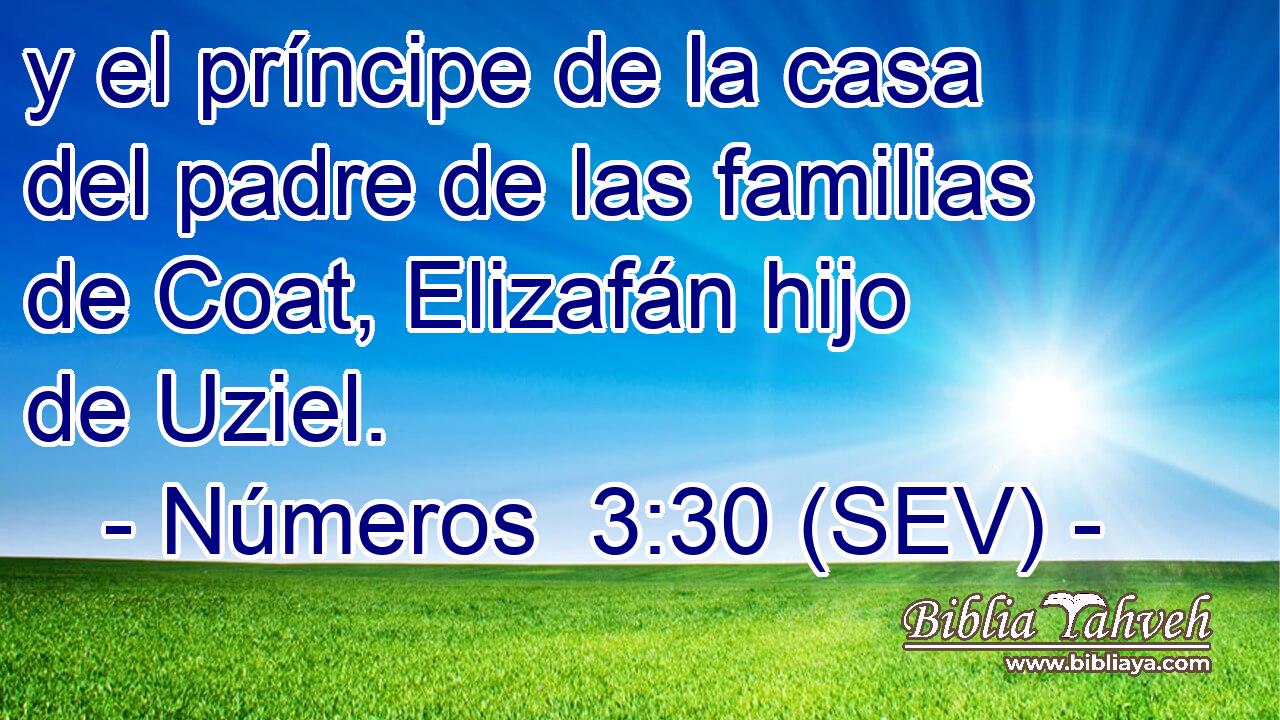 y el príncipe de la casa del padre de las familias de Coat, Elizafán hijo de Uziel.
