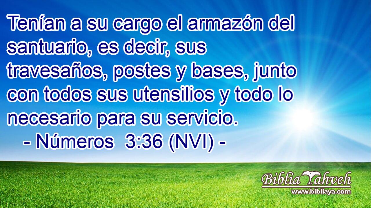  Tenían a su cargo el armazón del santuario, es decir, sus travesaños, postes y bases, junto con todos sus utensilios y todo lo necesario para su servicio. 