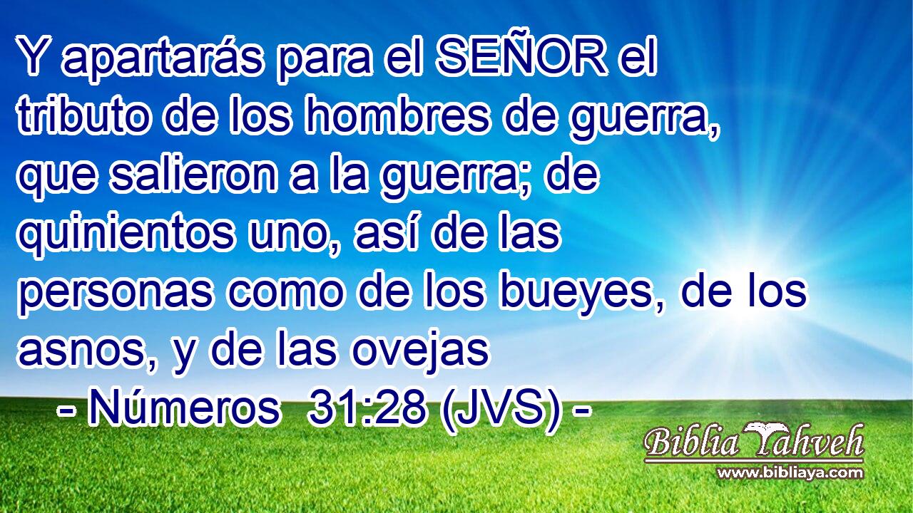 Y apartarás para el SEÑOR el tributo de los hombres de guerra, que salieron a la guerra; de quinientos uno, así de las personas como de los bueyes, de los asnos, y de las ovejas