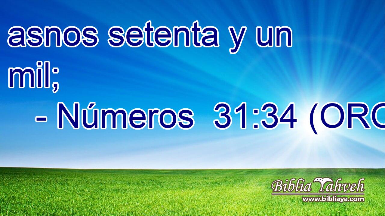  asnos setenta y un mil; 