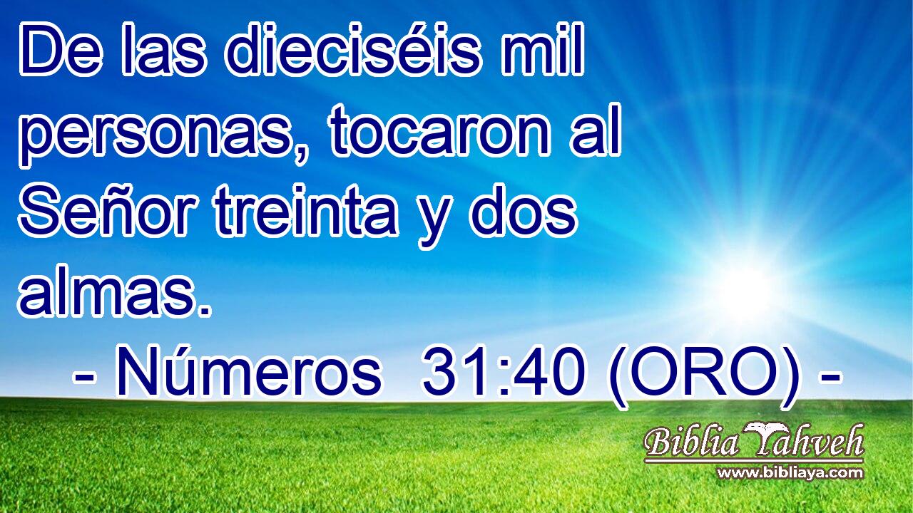  De las dieciséis mil personas, tocaron al Señor treinta y dos almas. 