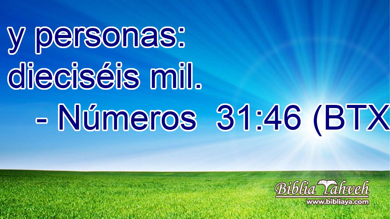 y personas: dieciséis mil.