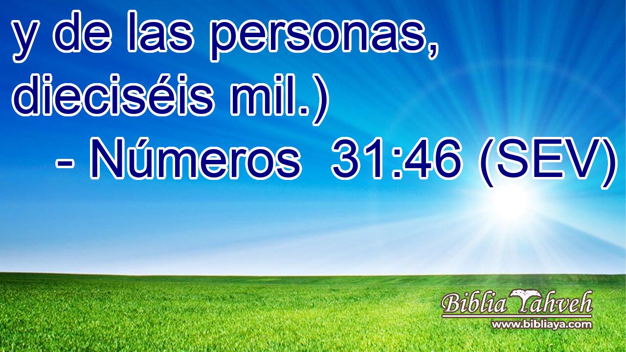 y de las personas, dieciséis mil.)