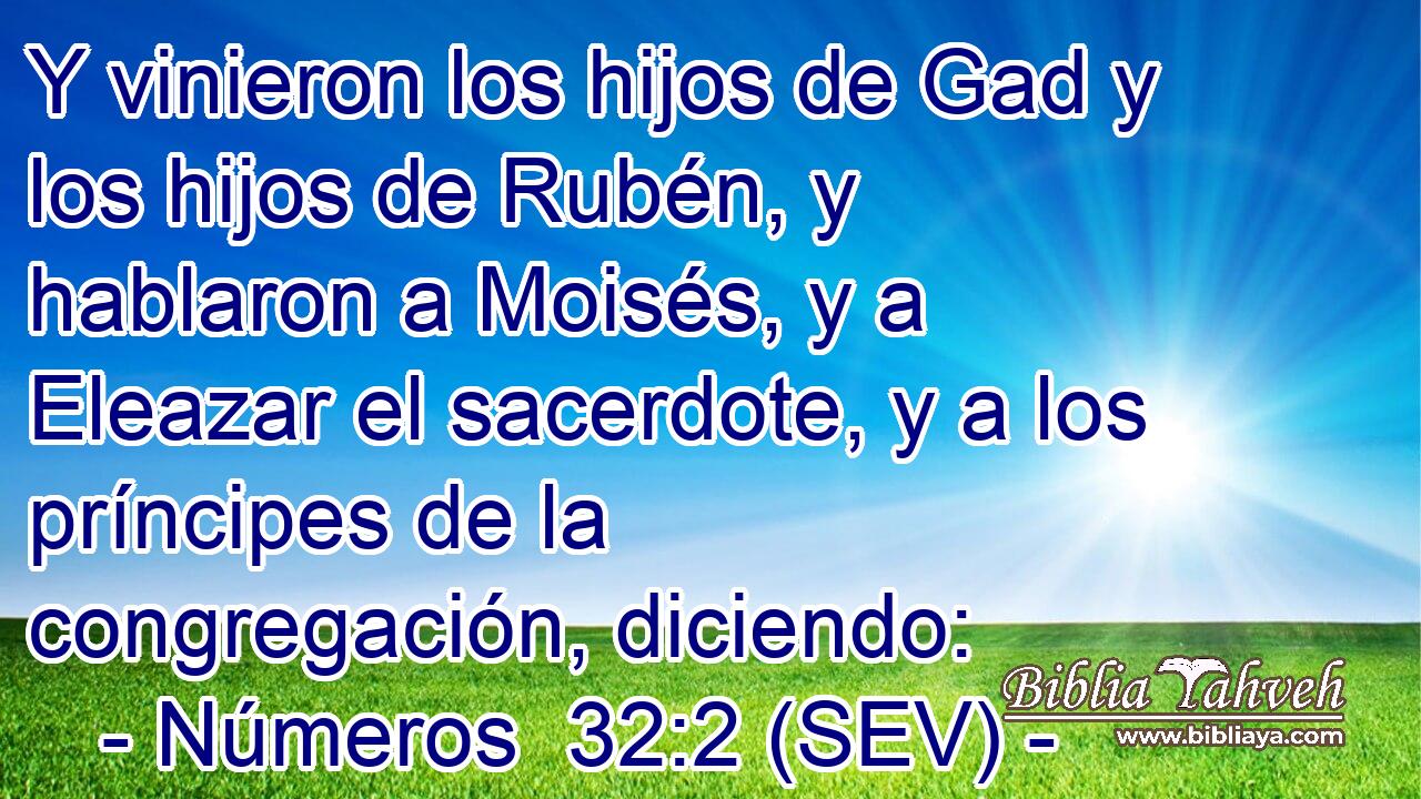 Y vinieron los hijos de Gad y los hijos de Rubén, y hablaron a Moisés, y a Eleazar el sacerdote, y a los príncipes de la congregación, diciendo: