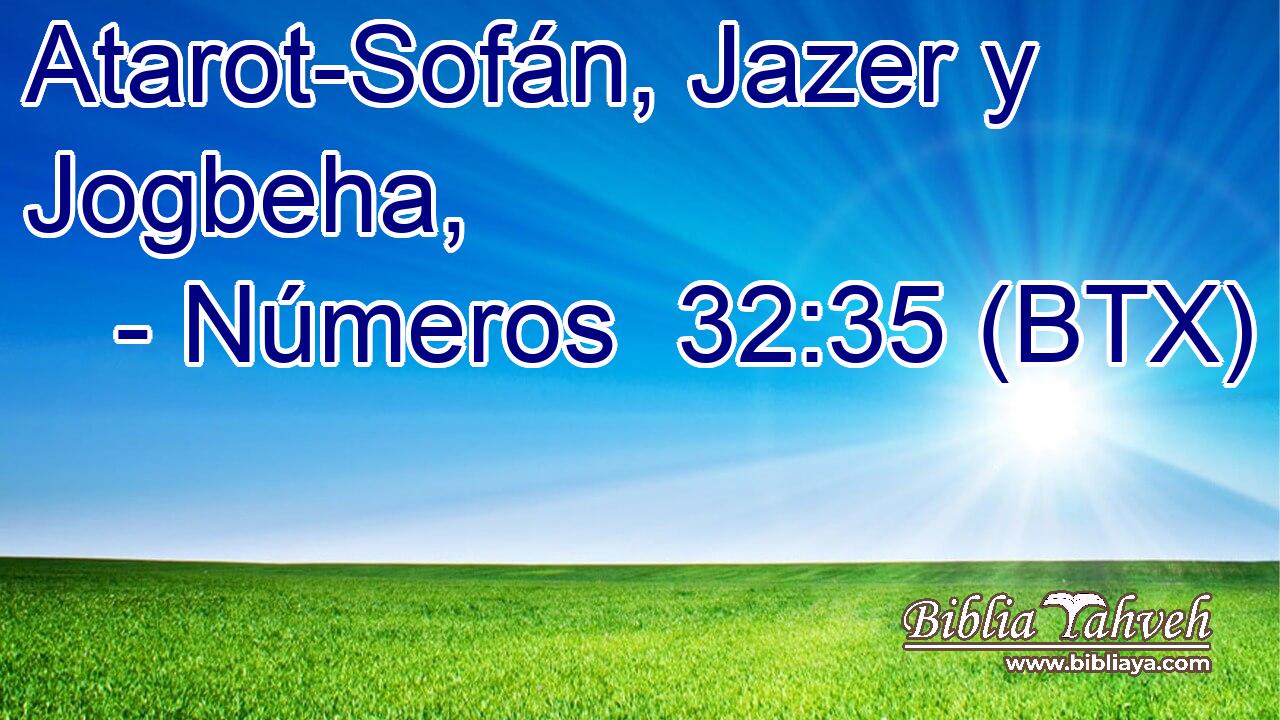 Atarot-Sofán, Jazer y Jogbeha,