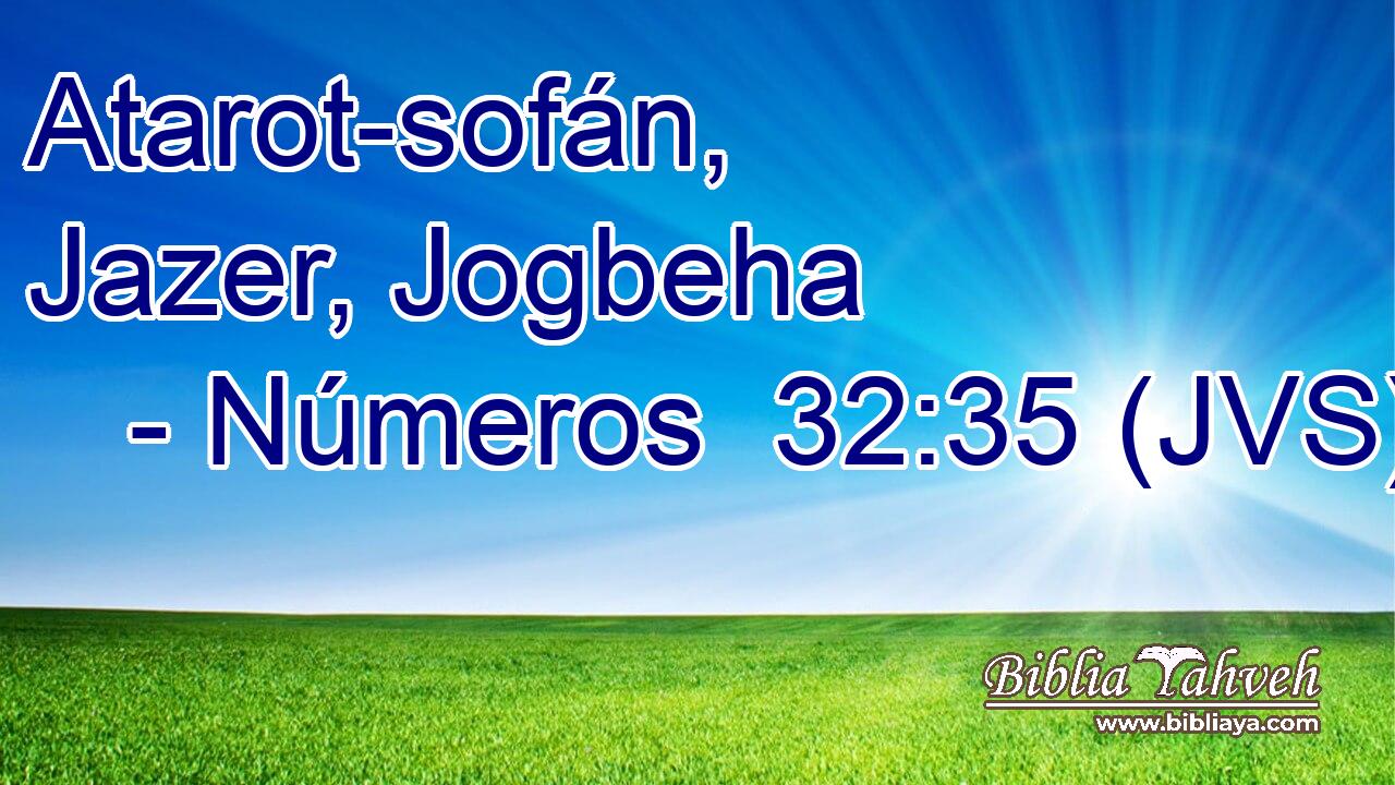 Atarot-sofán, Jazer, Jogbeha