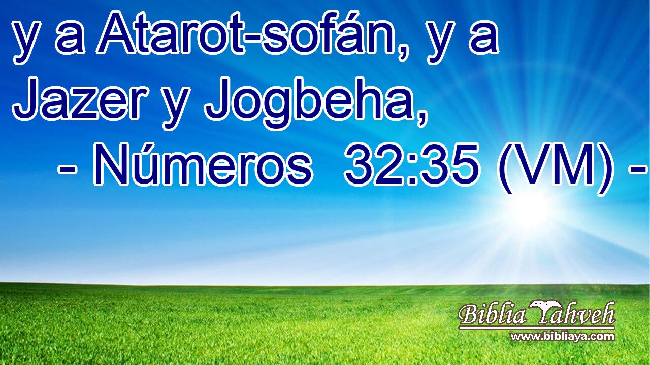  y a Atarot-sofán, y a Jazer y Jogbeha, 