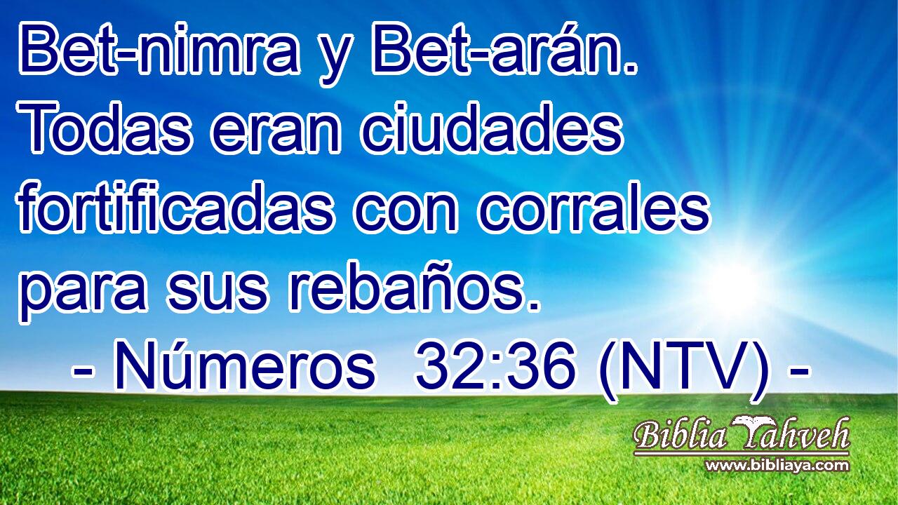 Bet-nimra y Bet-arán. Todas eran ciudades fortificadas con corrales para sus rebaños.