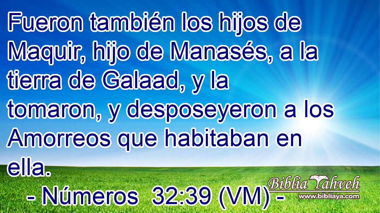  Fueron también los hijos de Maquir, hijo de Manasés, a la tierra de Galaad, y la tomaron, y desposeyeron a los Amorreos que habitaban en ella. 