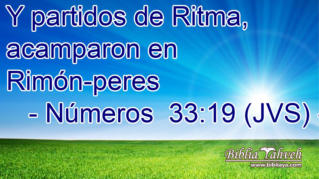 Y partidos de Ritma, acamparon en Rimón-peres