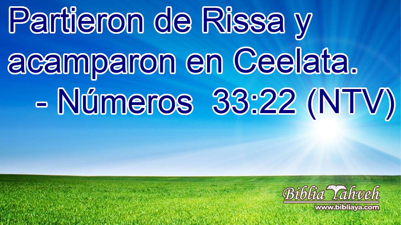 Partieron de Rissa y acamparon en Ceelata.