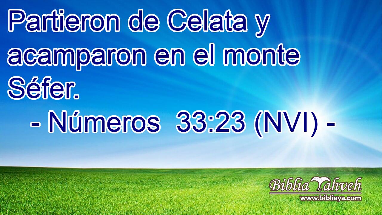  Partieron de Celata y acamparon en el monte Séfer. 