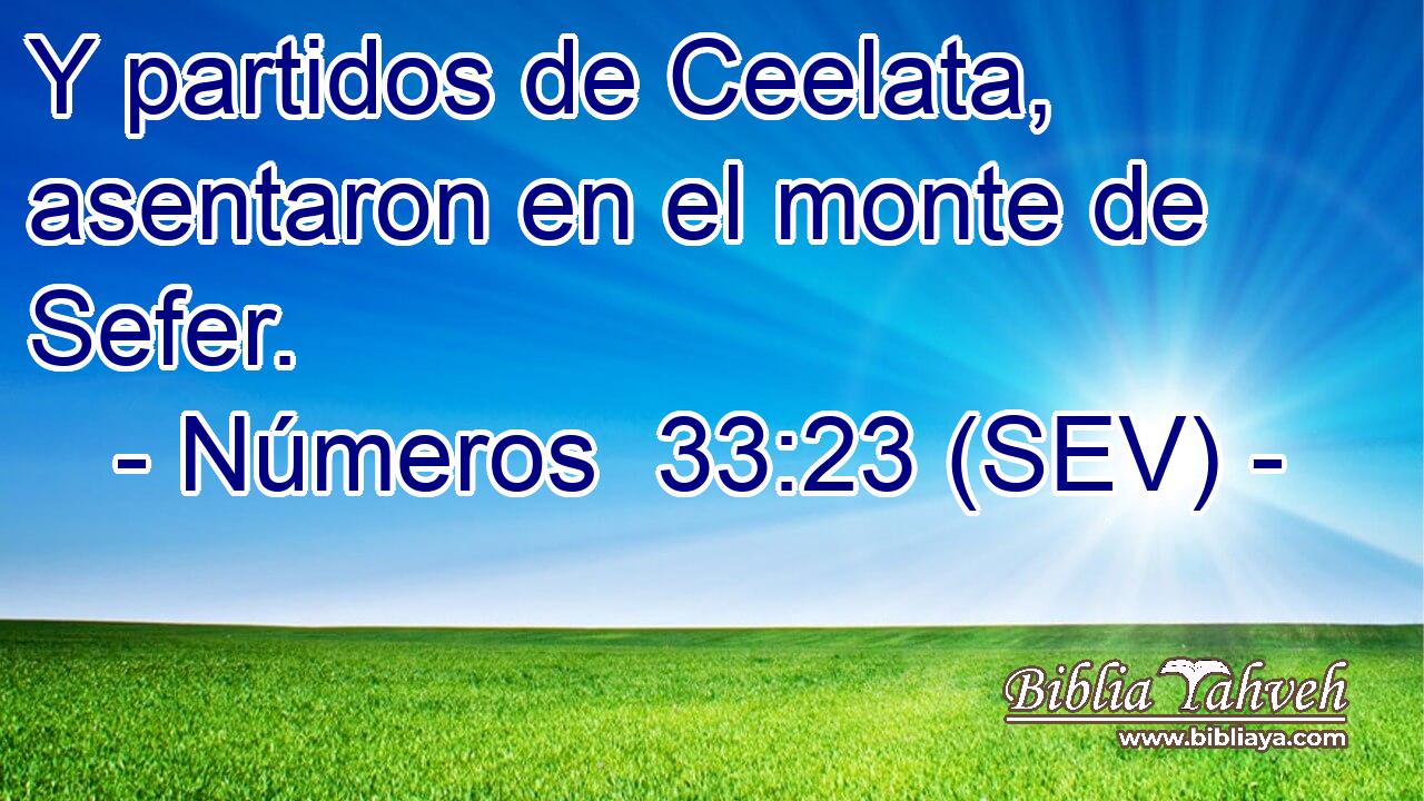 Y partidos de Ceelata, asentaron en el monte de Sefer.
