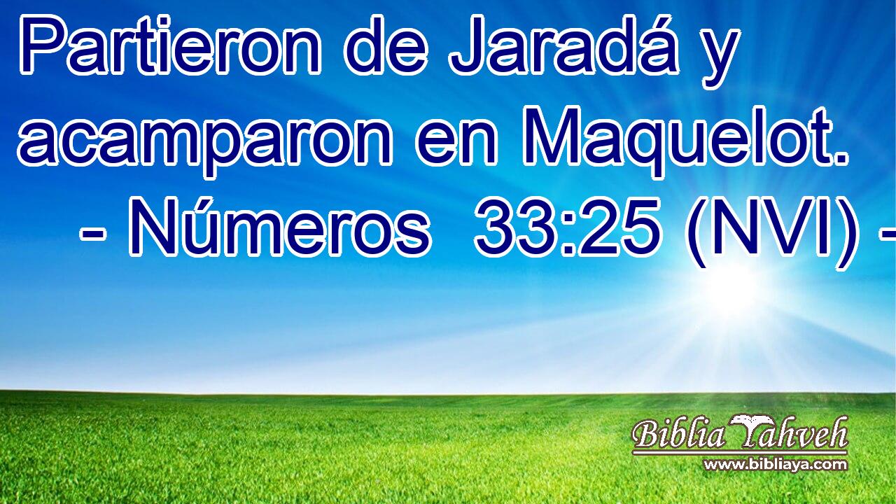 Partieron de Jaradá y acamparon en Maquelot. 