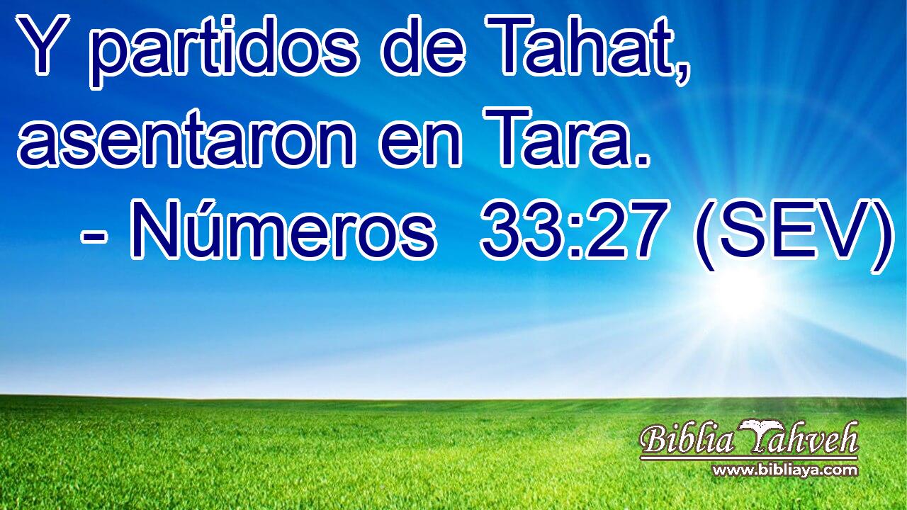 Y partidos de Tahat, asentaron en Tara.