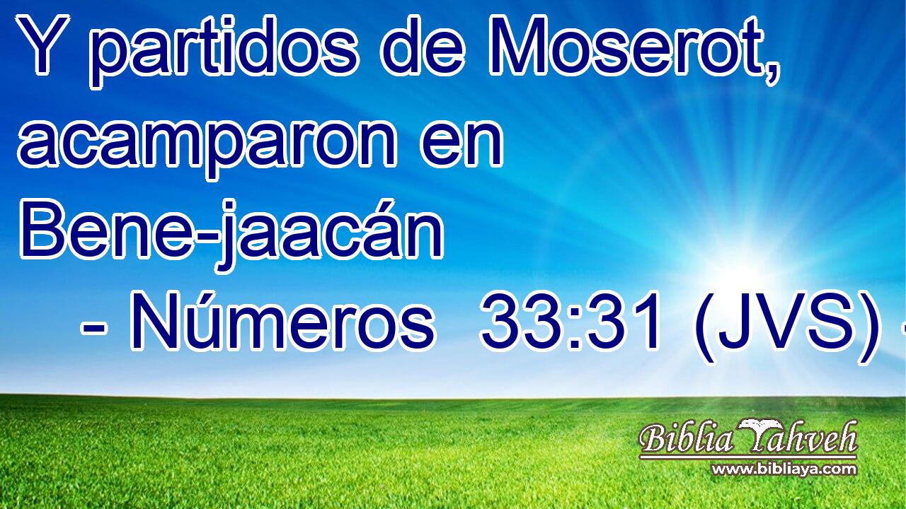 Y partidos de Moserot, acamparon en Bene-jaacán