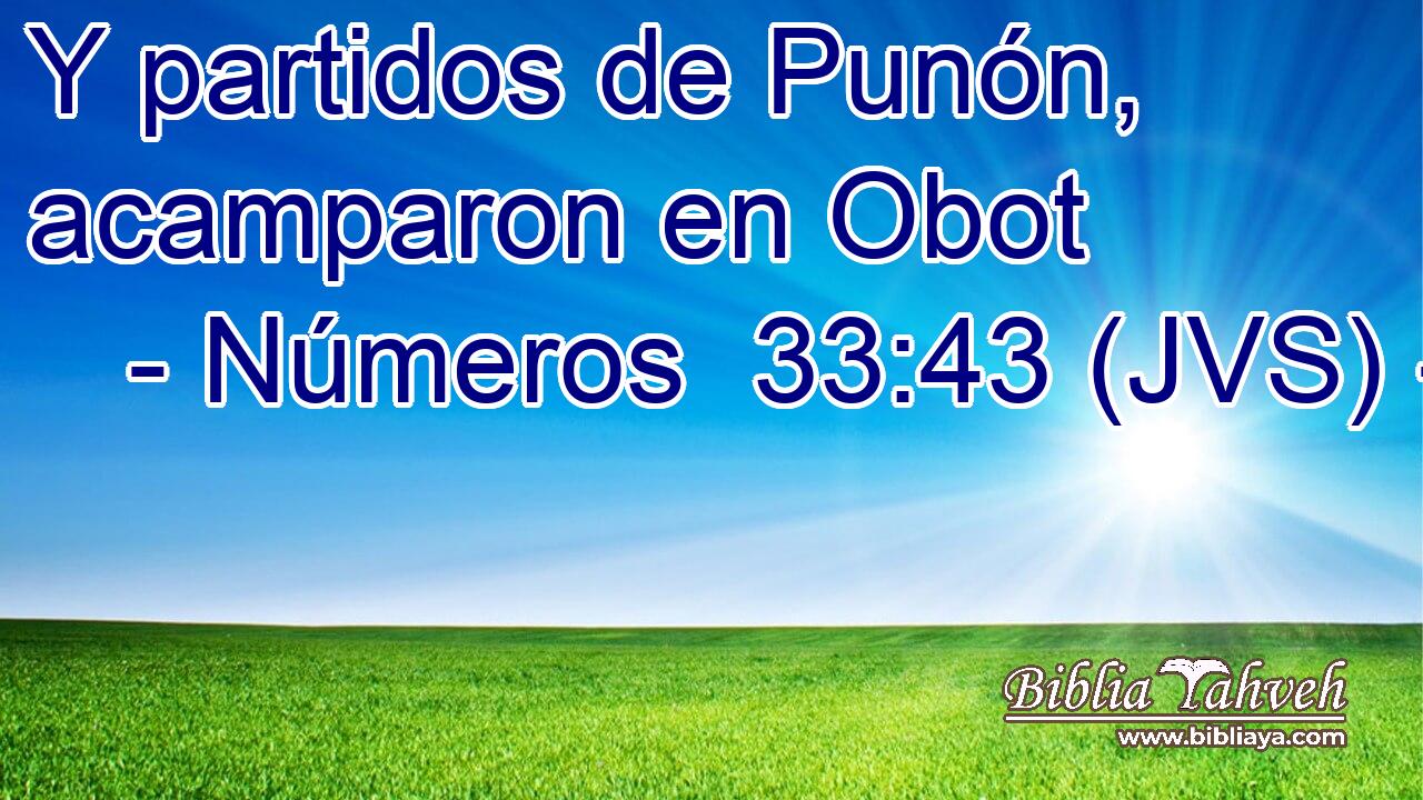 Y partidos de Punón, acamparon en Obot